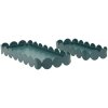 Set de dos bandejas Saturno Ottanio Mauro Ferretti rectangulares metal 40x16,5x4,5 cm y 29x12x4,5 cm