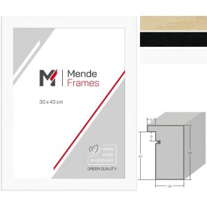 Marco de fotos de madera MendeFrames H970 en madera...