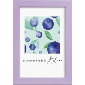 Marco de fotos Goldbuch Lunaro de madera con perfil plano, 3 formatos, verde, indigo, rosa, lila, amarillo