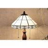 LumiLamp 5LL-3087 Pantalla Tiffany Ø 32x16 cm Triángulo de cristal beige