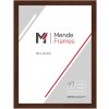 Marco de fotos de madera MendeFrames 960 Nocello 18x24 cm con cristal decorativo