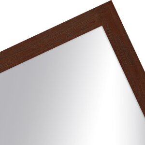 Espejo MendeFrames Serie H960 Nogal 30x30 cm Bloque 2 cm Leiste
