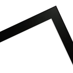 Marco de fotos de madera 960 negro 30x90 cm vidrio museo