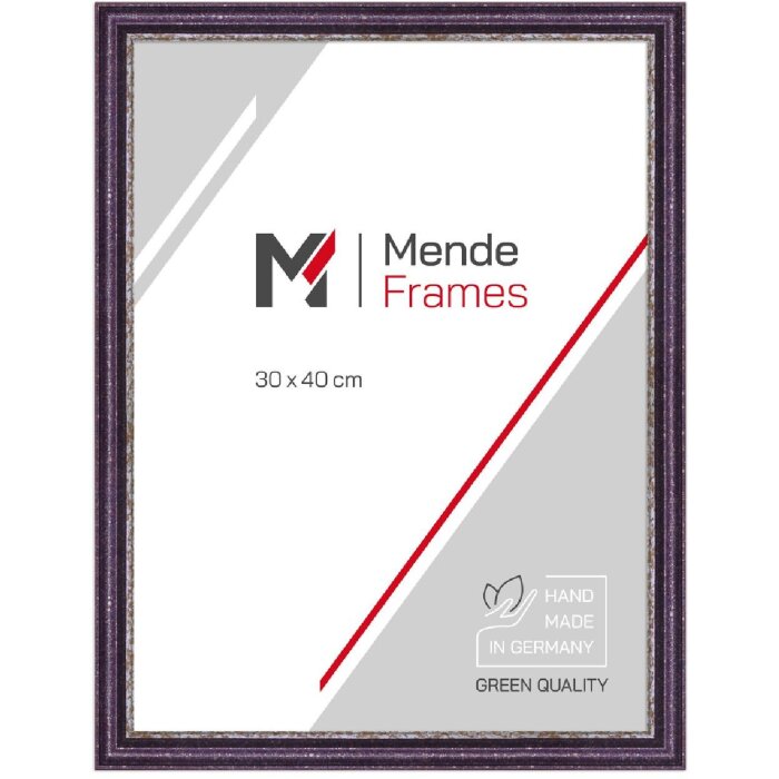 Marco de fotos de madera MendeFrames Serie 810 Shabby-Chic 30x60 cm Violeta