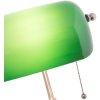LumiLamp 5LL-5100 Lámpara de escritorio Banker Lámpara 27x17x41 cm Verde Metal Vidrio