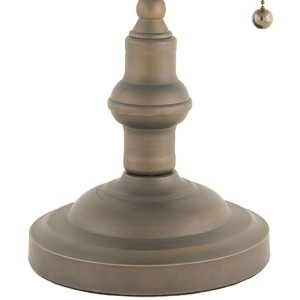 Lámpara de mesa de oficina vidrio verde Ø 27x40 cm
