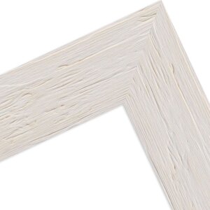 Marco de fotos de madera MendeFrames Profil 780 blanco 30x40 cm con cristal de arte