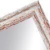 Espejo de pared MendeFrames H740 estilo Shabby-Chic 30x90 cm blanco