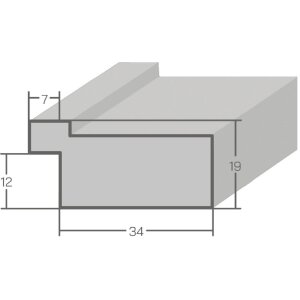 Espejo de Pared MendeFrames H690 Vintage 20x25 cm Blanco