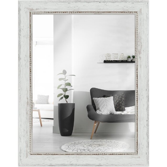 Espejo de Pared MendeFrames H690 Vintage 40x50 cm Blanco