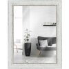 Espejo de pared MendeFrames H690 Vintage 59,4x84,1 cm blanco