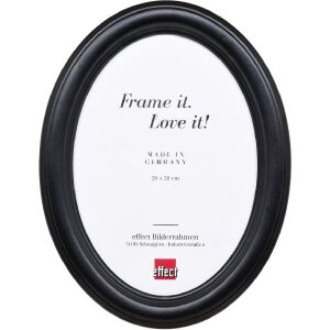 Marco de fotos ovalado Effect con perfil HB de madera maciza en varios colores