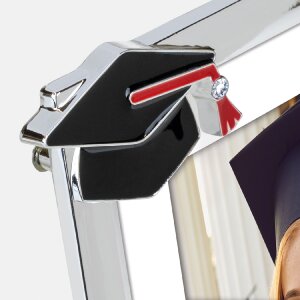 ZEP Columbia Portraitrahmen silber 13x18 cm Metallrahmen mit Passepartout