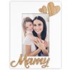 Marco de fotos de madera Mamy 10x15 cm vertical