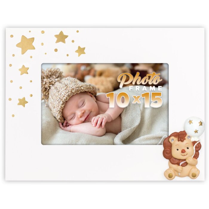 Marco de fotos ZEP Tommaso 10x15 cm Blanco Querformat