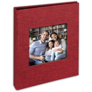 Álbum de Fotos Nevada 36 Fotos 13x19 cm Cubierta de Lino en 6 Colores