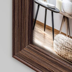 Marco de fotos de madera Munich gris marrón natural 10x15 hasta 20x30 cm con soporte