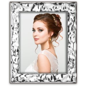 Marco de fotos metálico ZEP Prato Plata efecto...