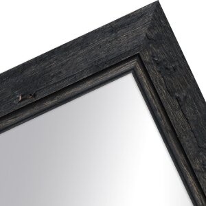 Espejo de pared MendeFrames H660 Shabby-Chic 45x60 cm negro