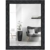 Espejo de pared MendeFrames H650 Barroco 50x75 cm negro