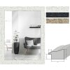 Espejo de pared barroco MendeFrames H650 Blanco Negro Plata 20x20-70x100 cm