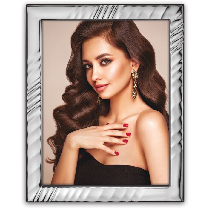 Marco de fotos de metal ZEP Peschici Plata 10x15 cm & 13x18 cm Hochglanz