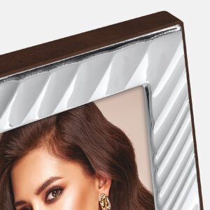 Marco de fotos de metal ZEP Peschici Plata 10x15 cm & 13x18 cm Hochglanz