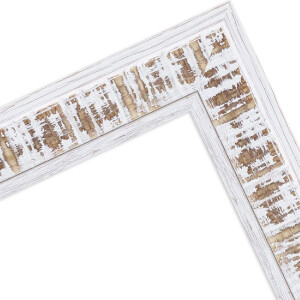 Marco de fotos MendeFrames H630 Shabby-Chic 59,4x84,1 cm con vidrio de museo