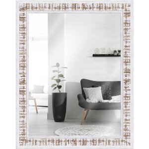 Espejo de pared MendeFrames H630 Shabby-Chic 50x100 cm...