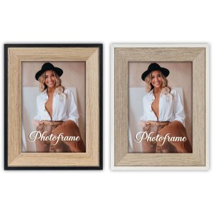 Marco de fotos de madera Bruges en 3 tamaños 2...