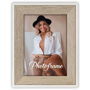 Marco de fotos de madera Bruges en 3 tamaños 2...