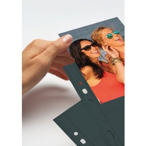 Fundas Fotophan-Sight 9x13cm alto negro 10 fundas