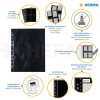 Fundas Fotophan-Sight 9x13cm alto negro 10 fundas
