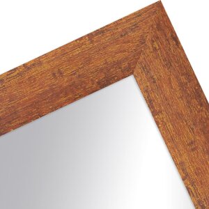 Espejo de pared MendeFrames H610 estilo vintage marrón 50x100 cm