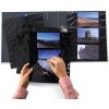 Fundas visibles Fotophan 9x13cm apaisadas negro 10 fundas