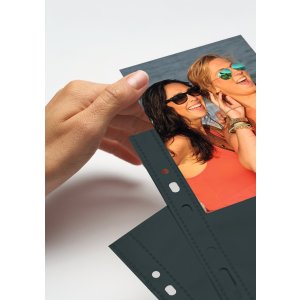 Fundas Fotophan-Sight 10x15cm retrato negro 10 fundas