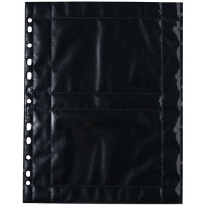 Fundas visibles Fotophan 10x15cm apaisadas negro 10 fundas
