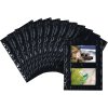 Fundas visibles Fotophan 10x15cm apaisadas negro 10 fundas