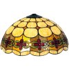 Pantalla Tiffany de vidrio coloreado Ø 40 cm