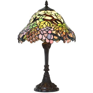 Lámpara de pie estilo Tiffany color Ø 30x48 cm