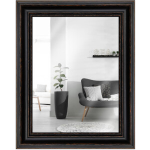 Espejo de pared MendeFrames H550 Antiguo en madera maciza, plata, oro, negro o blanco 20x30 hasta 70x100 cm