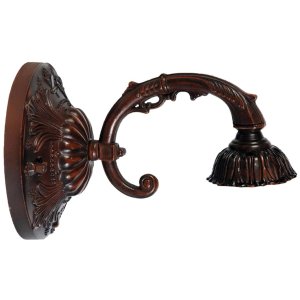 Soporte para apliques marrón Ø 23x15 cm