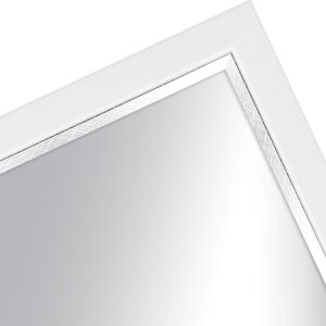 Espejo de pared MendeFrames H490 Moderno Blanco 13x13 cm