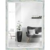 Espejo de pared MendeFrames H490 Moderno turquesa 25x38 cm