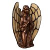 LumiLamp 5LL-9246 Lámpara de mesa Tiffany Angel 16x10x18 cm Vidrio Tiffany Beige