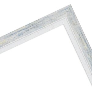 Marco de fotos H490 Moderno azul 20x60 cm con cristal antirreflejo