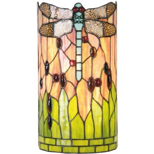 Aplique Tiffany Libélula 19x11,5x35 cm