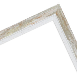 Marco de fotos MendeFrames H490 Modern taupe 42x59,4 cm con cristal de museo