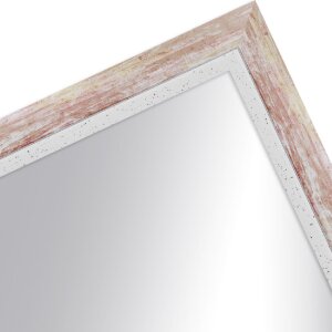 Espejo de pared MendeFrames H490 Moderno rojo 50x50 cm