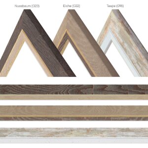 Marco de fotos MendeFrames H490 en múltiples tamaños, colores pastel y tipos de vidrio